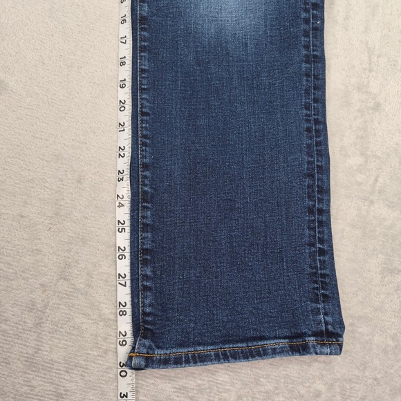 American Eagle 33x32 (34x30) Men's Airflex+ Straight Jeans Dark Wash Stretch - Picture 3 of 11